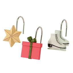 Avanti Holiday Countdown 12pc. Shower Curtain Hooks